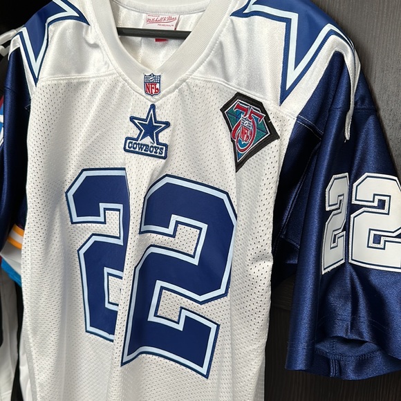 Emmitt Smith Dallas Cowboys Mitchell & Ness 1994 Authentic NFL Jersey - 44/L - Picture 2 of 10